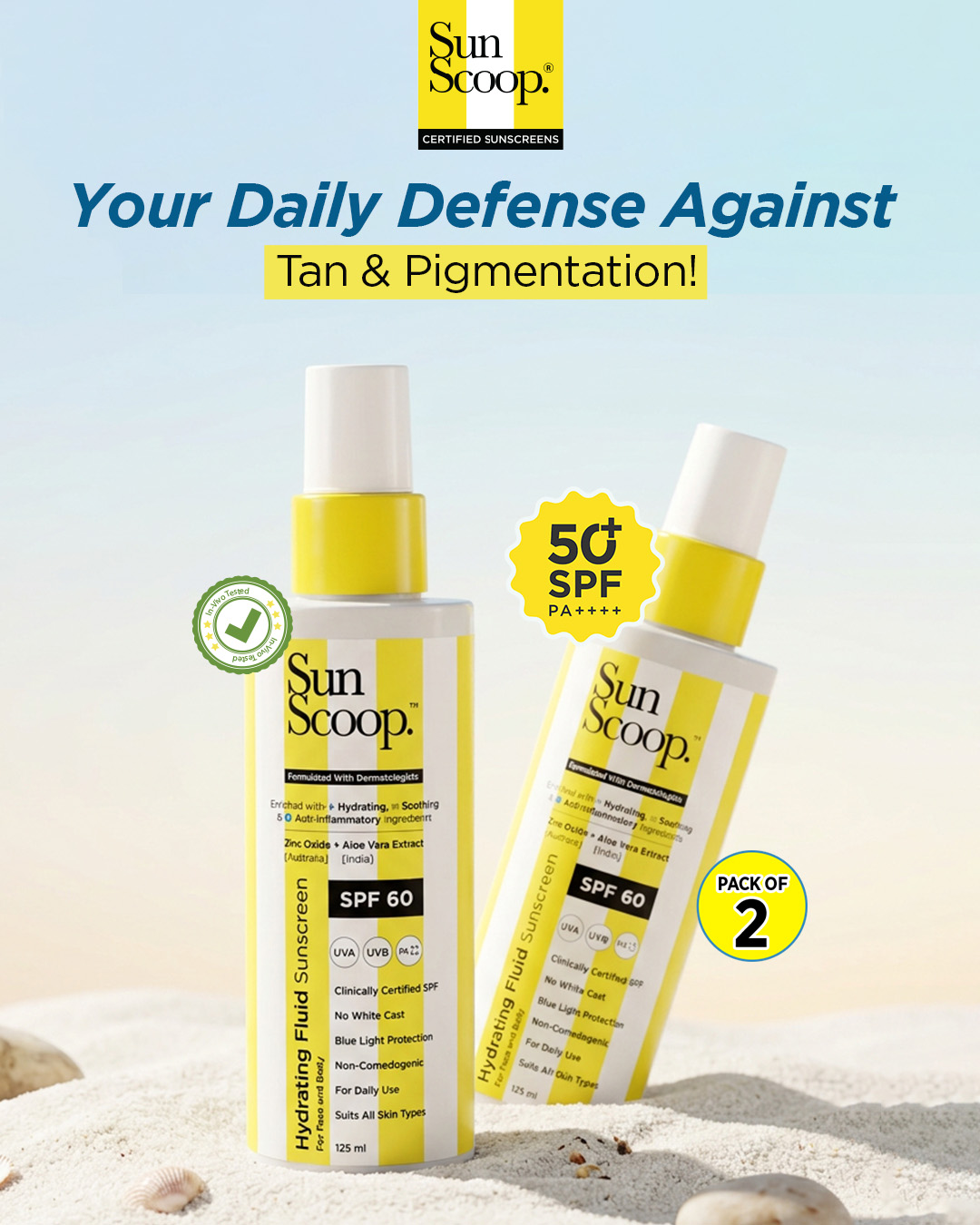 Sunscoop SPF Facebook ad