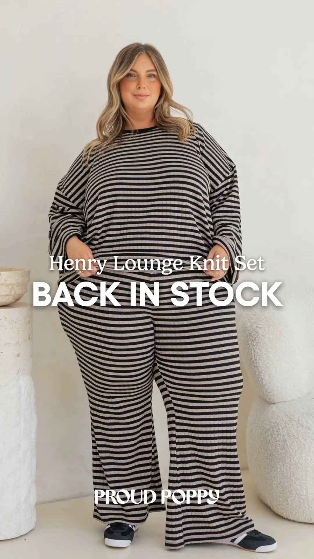 Proud Poppy Clothing Facebook ad: Henry Is Back In Stock