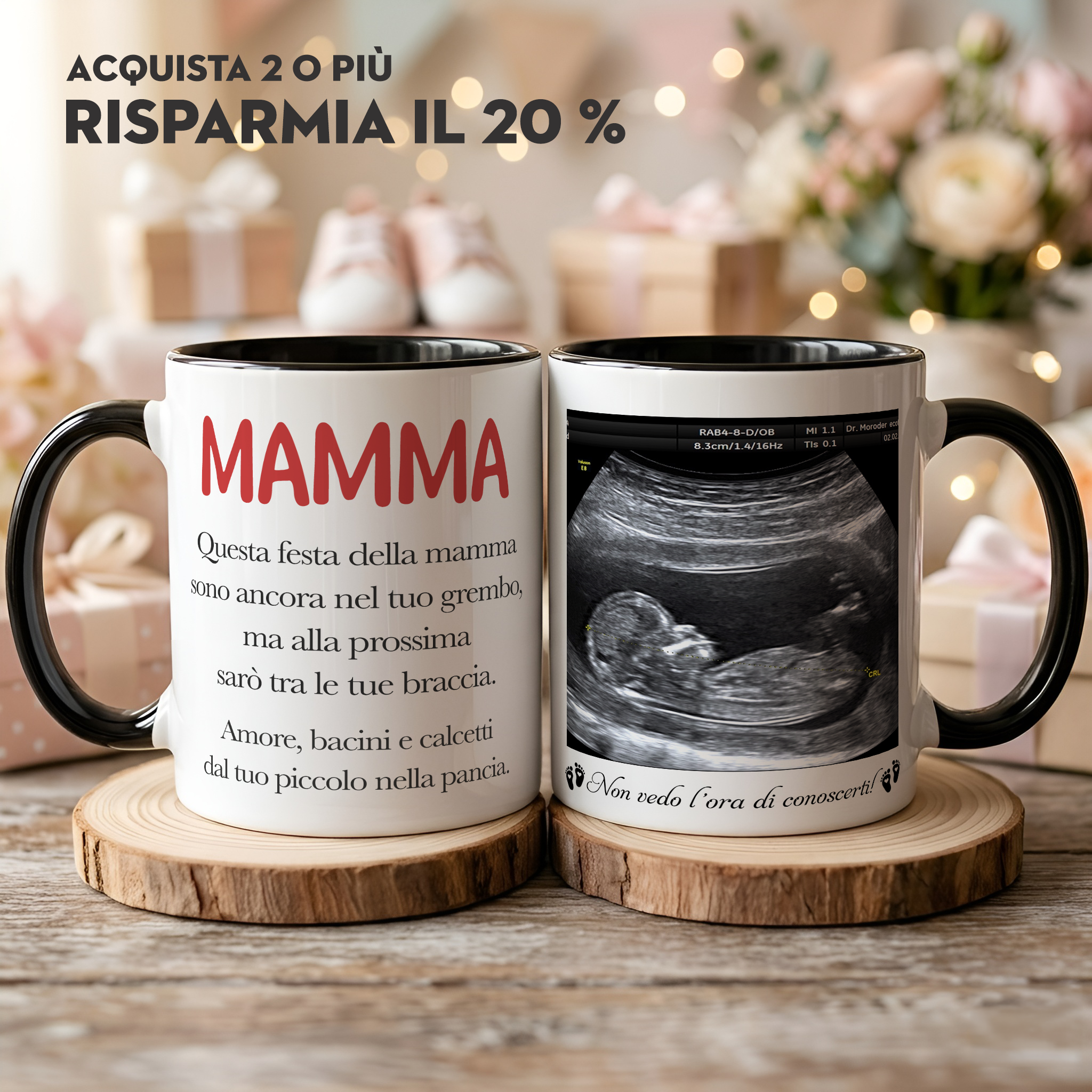 New to Nest - Personalised Gifts Facebook ad: Tazza Bicolore Personalizzata Per Futura Mamma | Primo…