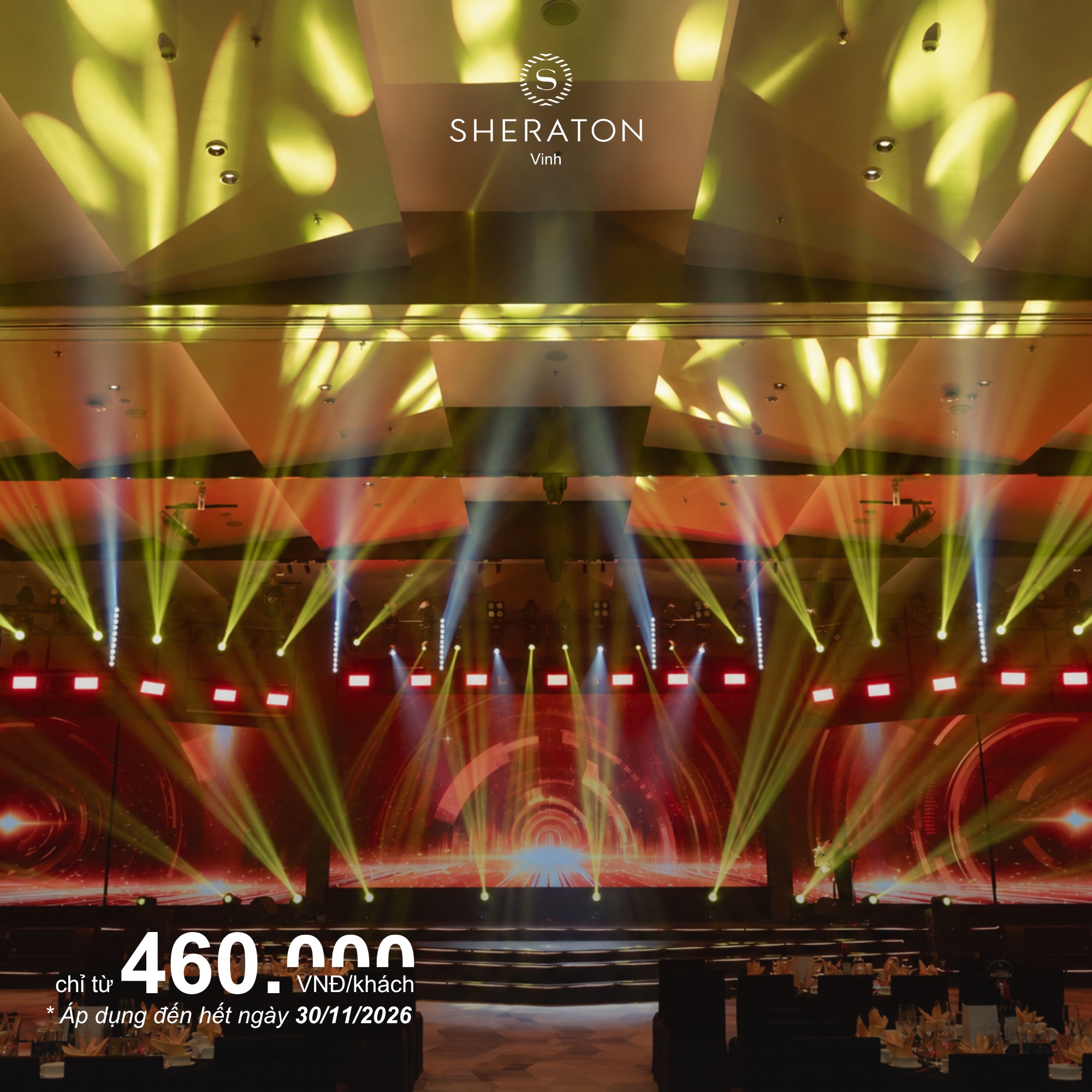 Sheraton Vinh Facebook ad: ๐-๐๐ข๐ ๐ง๐๐ญ๐ฎ๐ซ๐ | Khรดng gian tแป chแปฉc tiแปc &โฆ