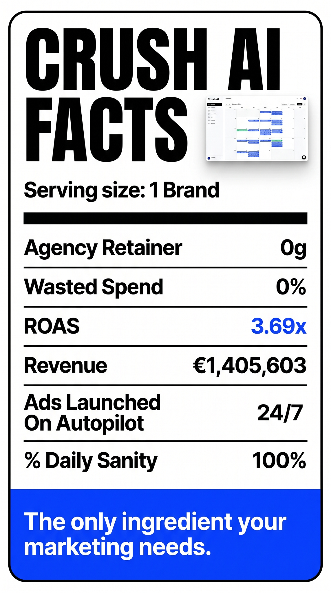 trycrush.ai Facebook ad