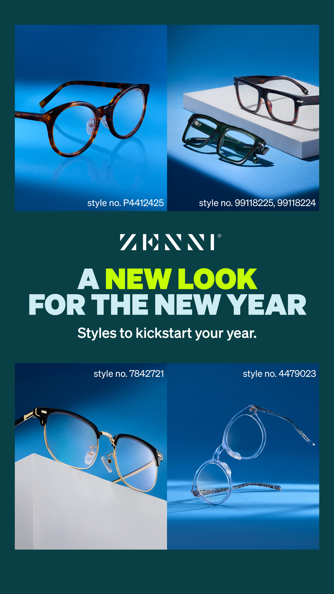Zenni Optical Facebook ad