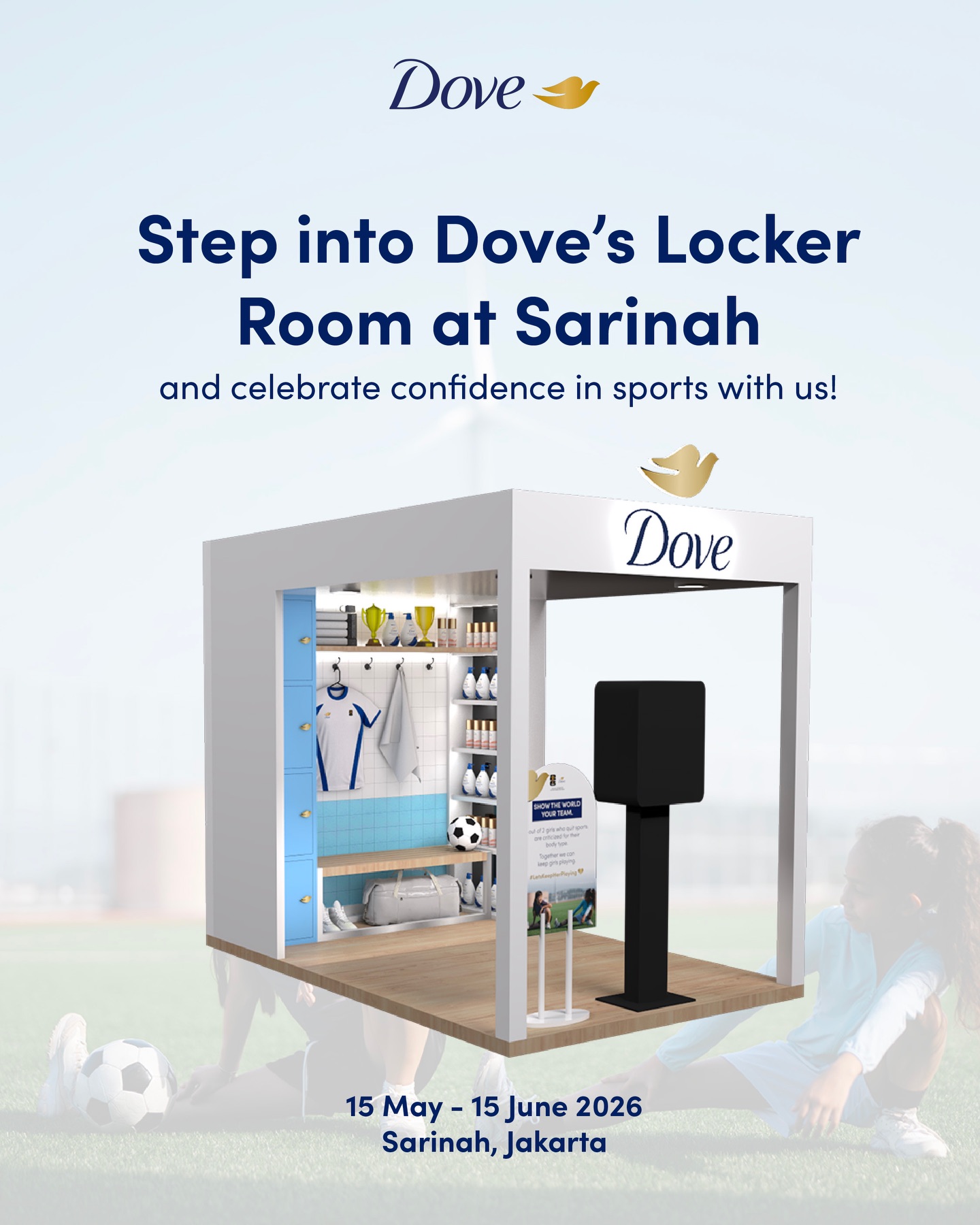 shafaarghina Facebook ad: Step into Dove’s Locker Room at Sarinah and…