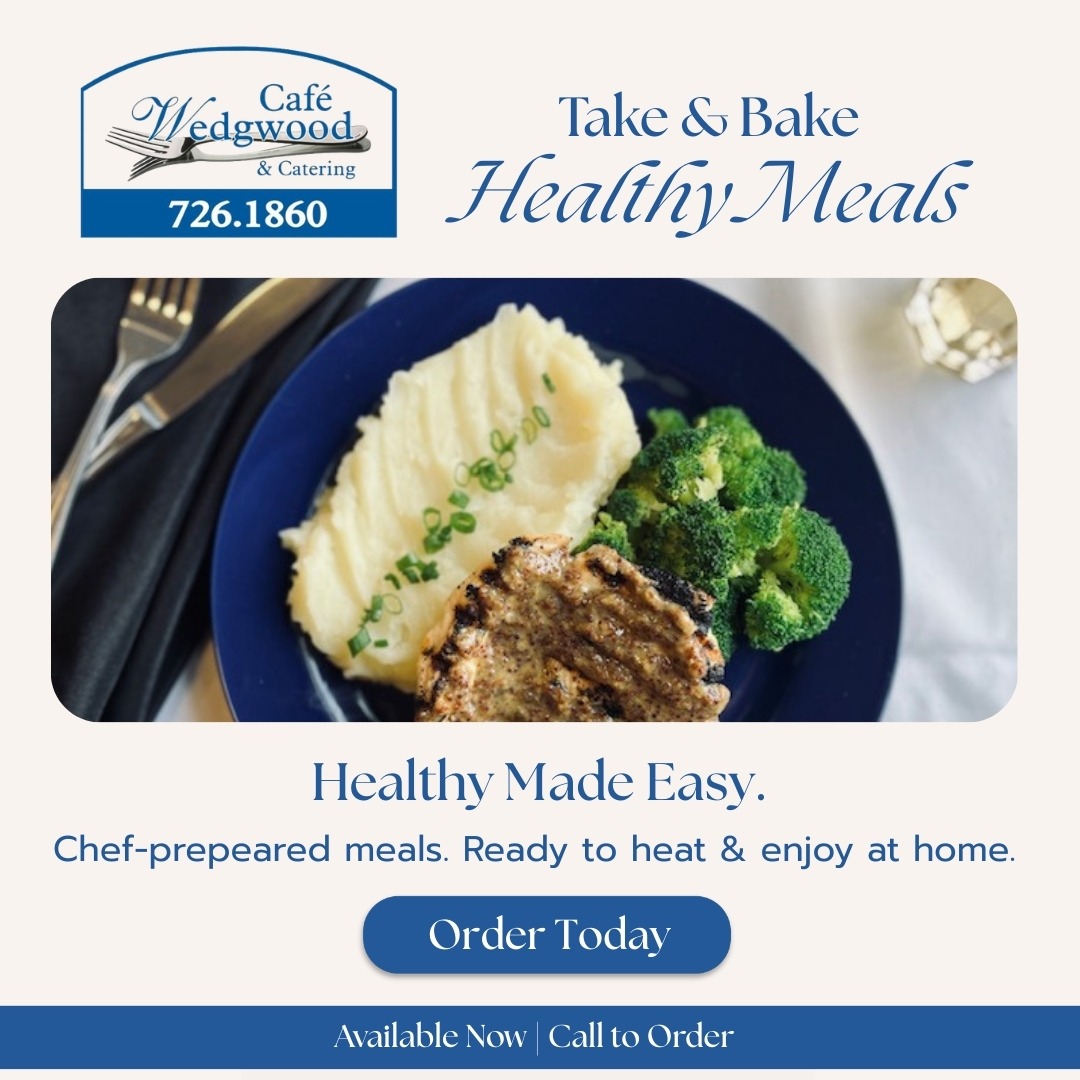 Wedgwood Café & Catering Facebook ad: Skip the takeout.