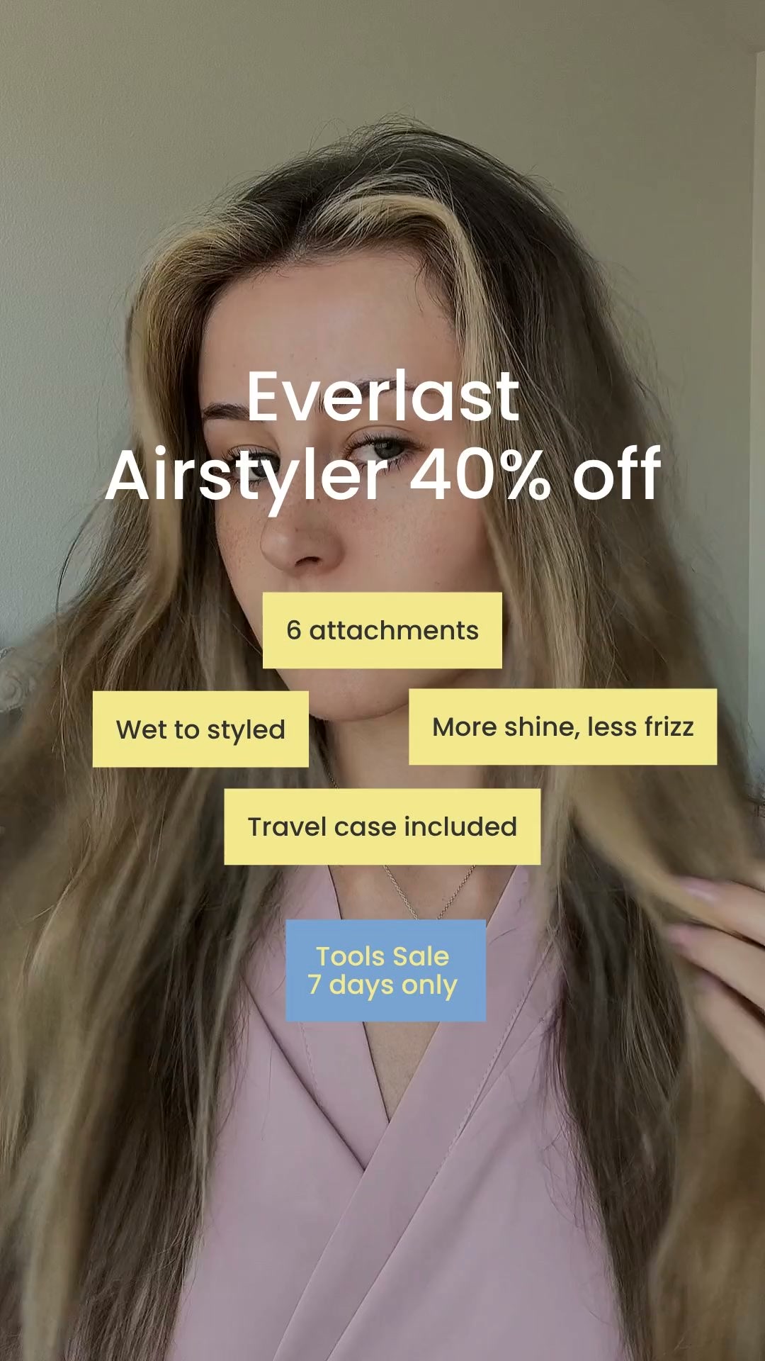 BondiBoost Facebook ad: Everlast Airstyler 40% off