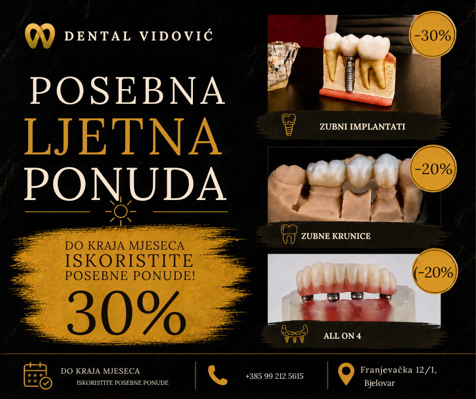 Dental Vidović Facebook ad from Jul 16, 2026