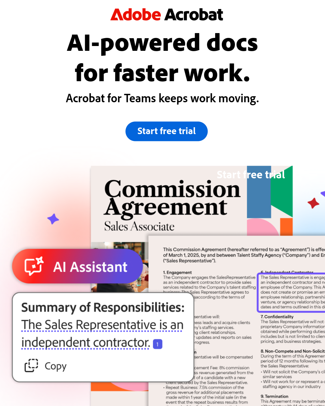 Adobe Acrobat Facebook ad