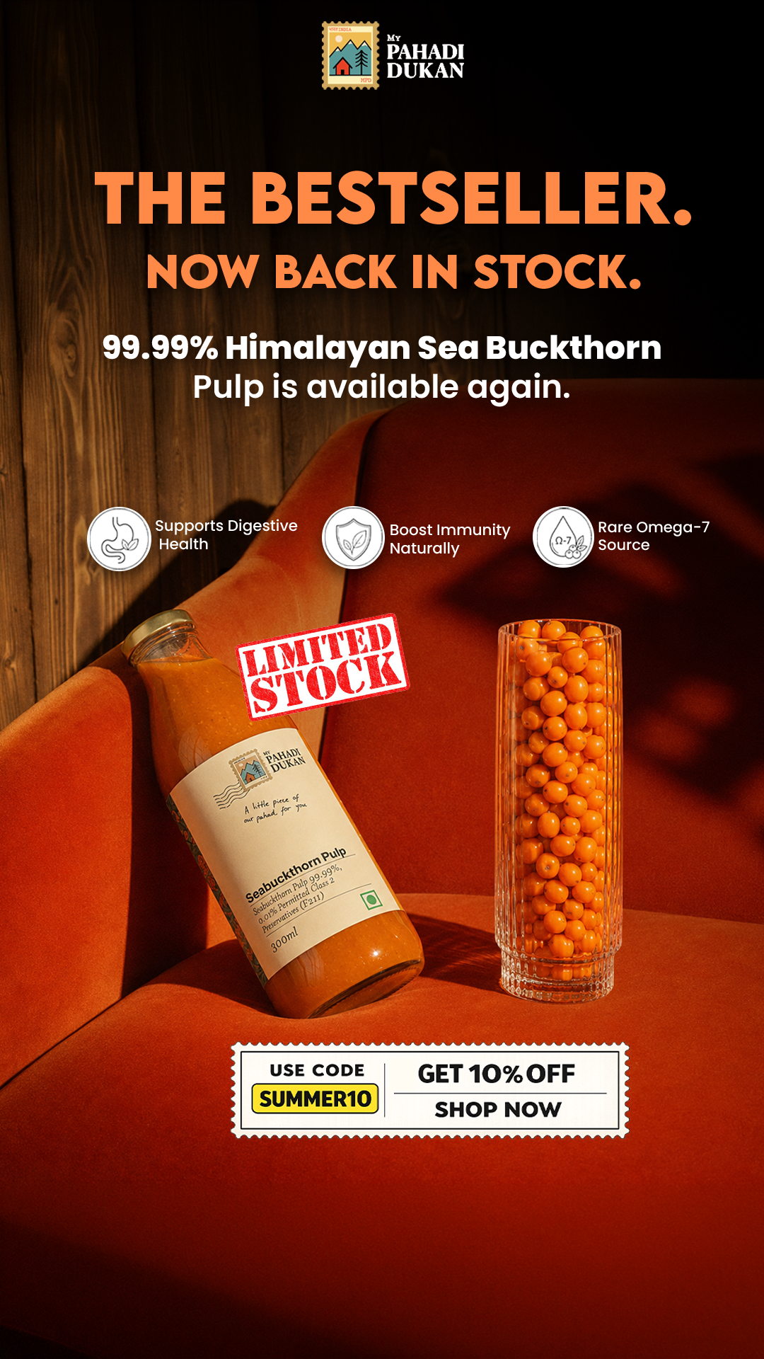 My Pahadi Dukan Facebook ad: 99.99% Pure Himalayan