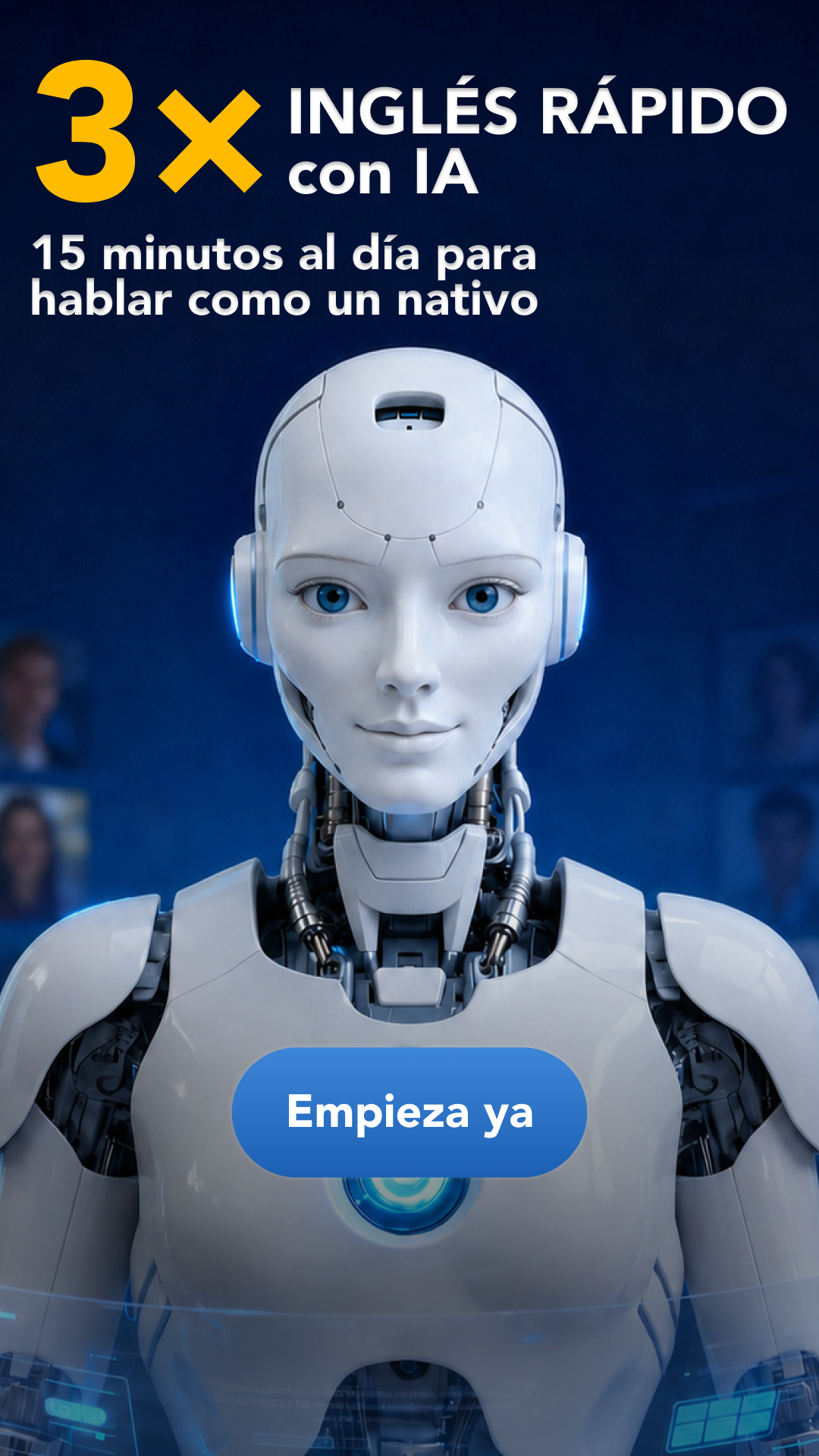 Learna AI: Language Learning App Facebook ad from Aug 18, 2026