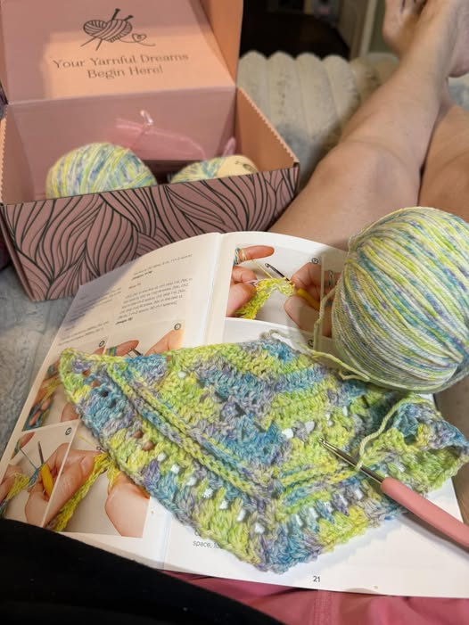 Hooks & Needles Facebook ad