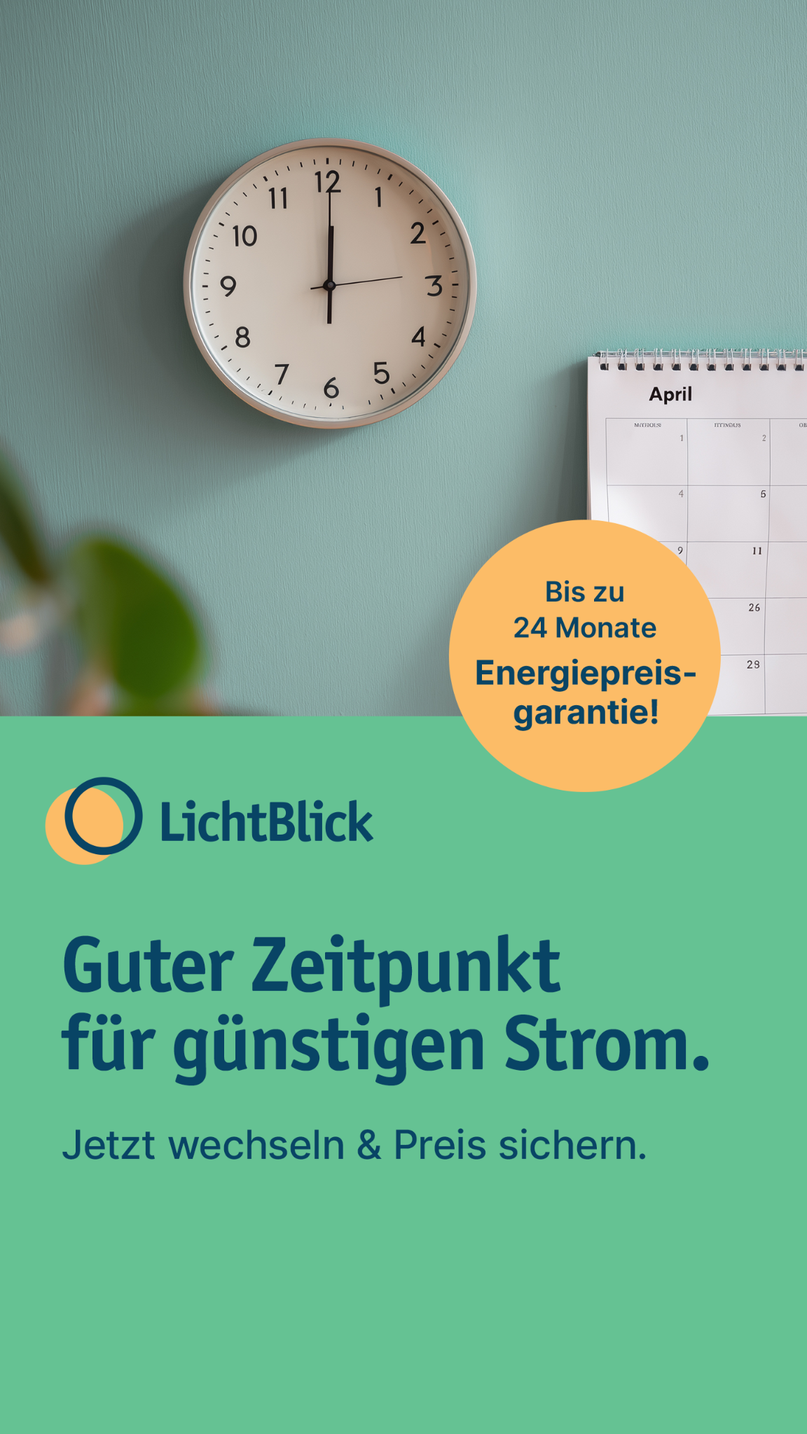LichtBlick Facebook ad