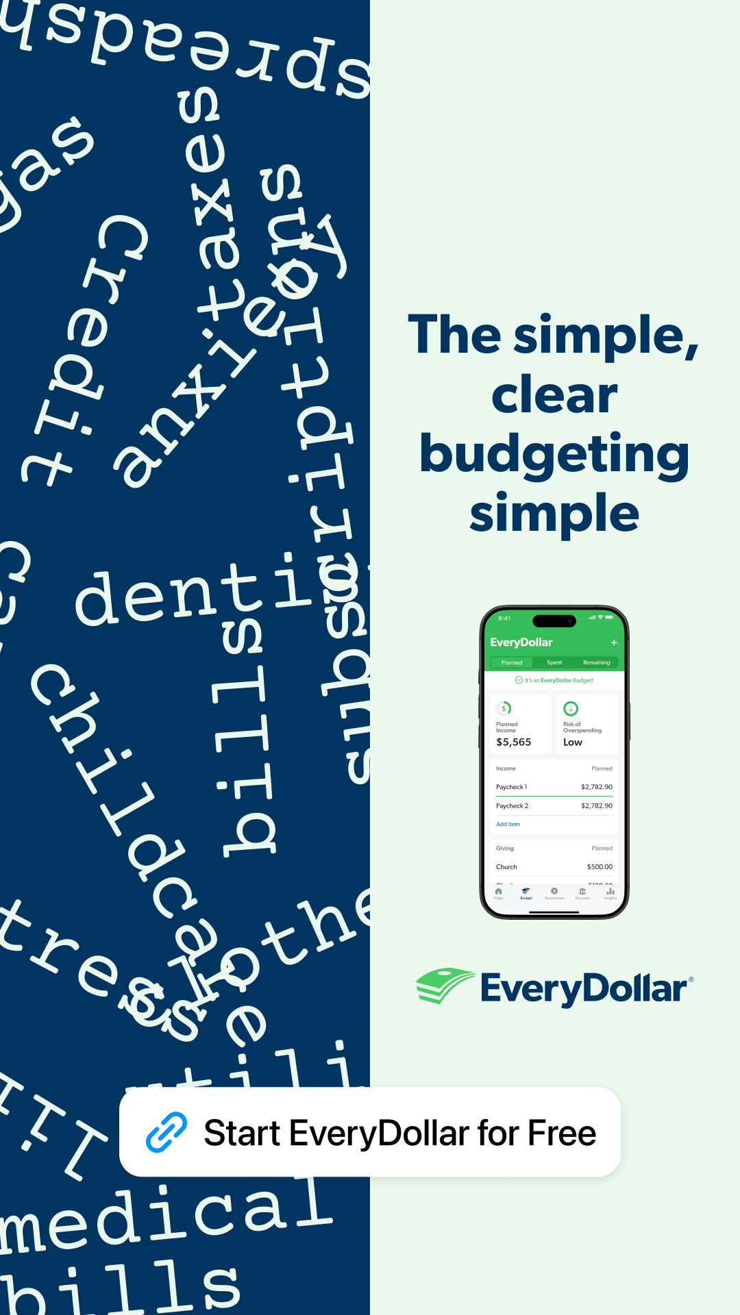 EveryDollar Facebook ad
