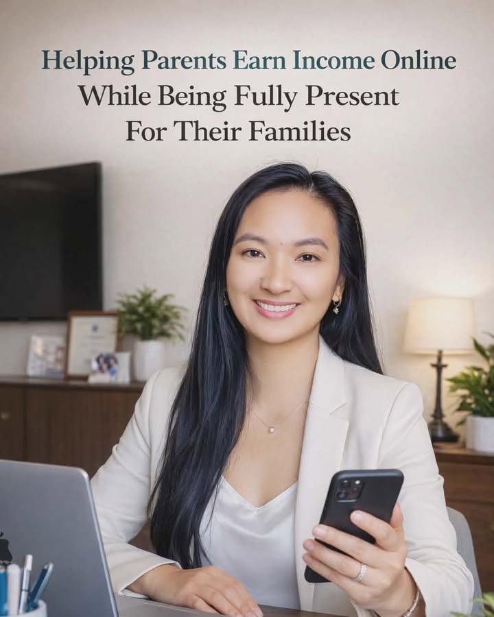 Sharon D. Lifestyle Facebook ad: Stay-At-Home Mom Earning Online!