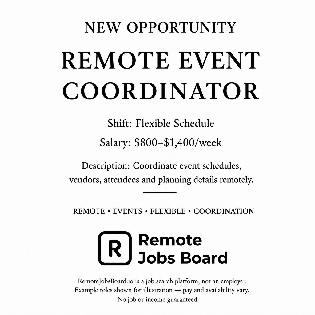 Remote Jobs Board - Work From Anywhere Facebook ad