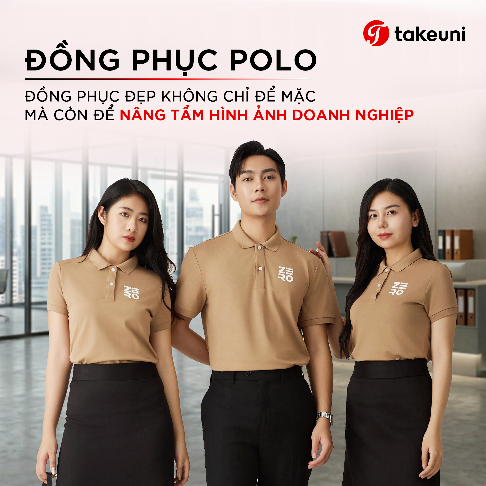 TakeUni - Đồng Phục Doanh Nghiệp Facebook ad: MUỐN ĐỘI NGŨ CHUYÊN NGHIỆP HƠN?