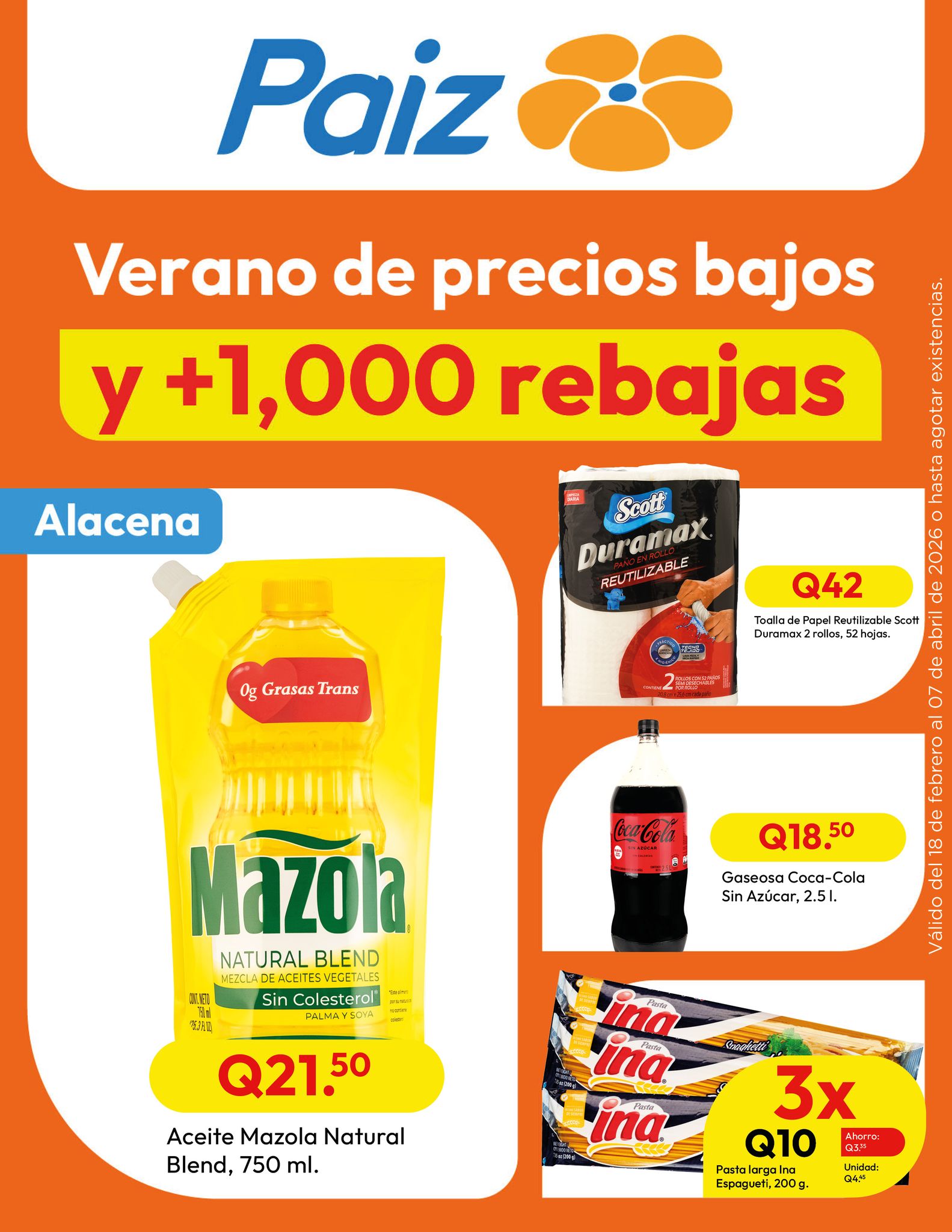 Paiz Guatemala Facebook ad