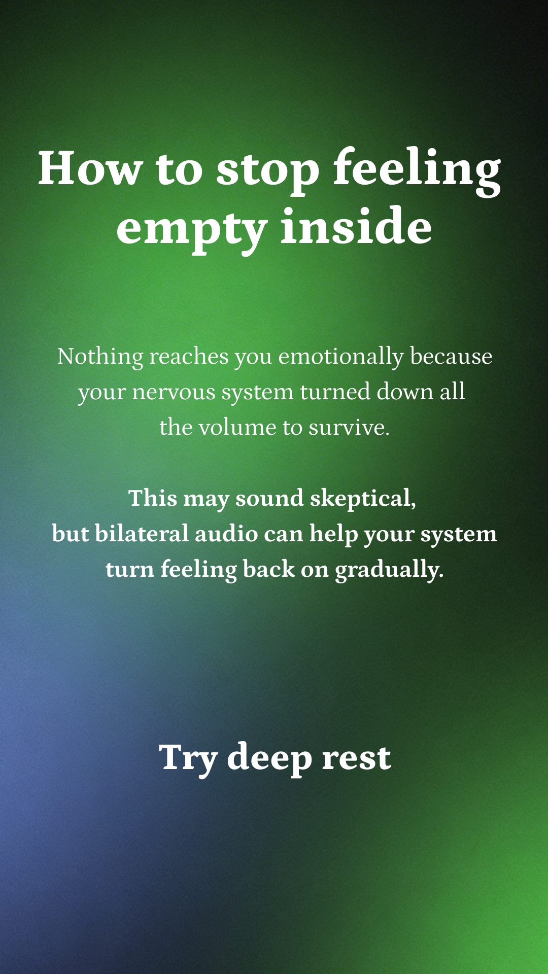 Calm Facebook ad