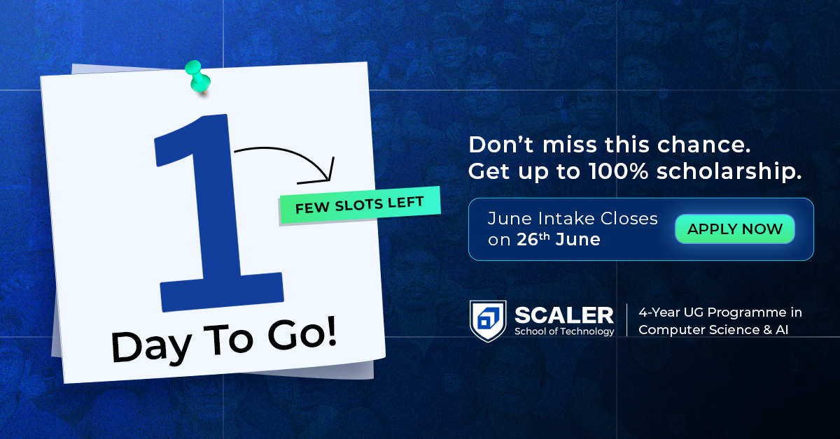 Scaler School of Technology Facebook ad