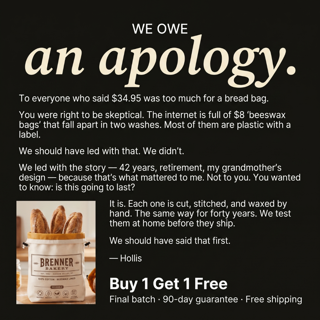 Brenners Bakery Facebook ad