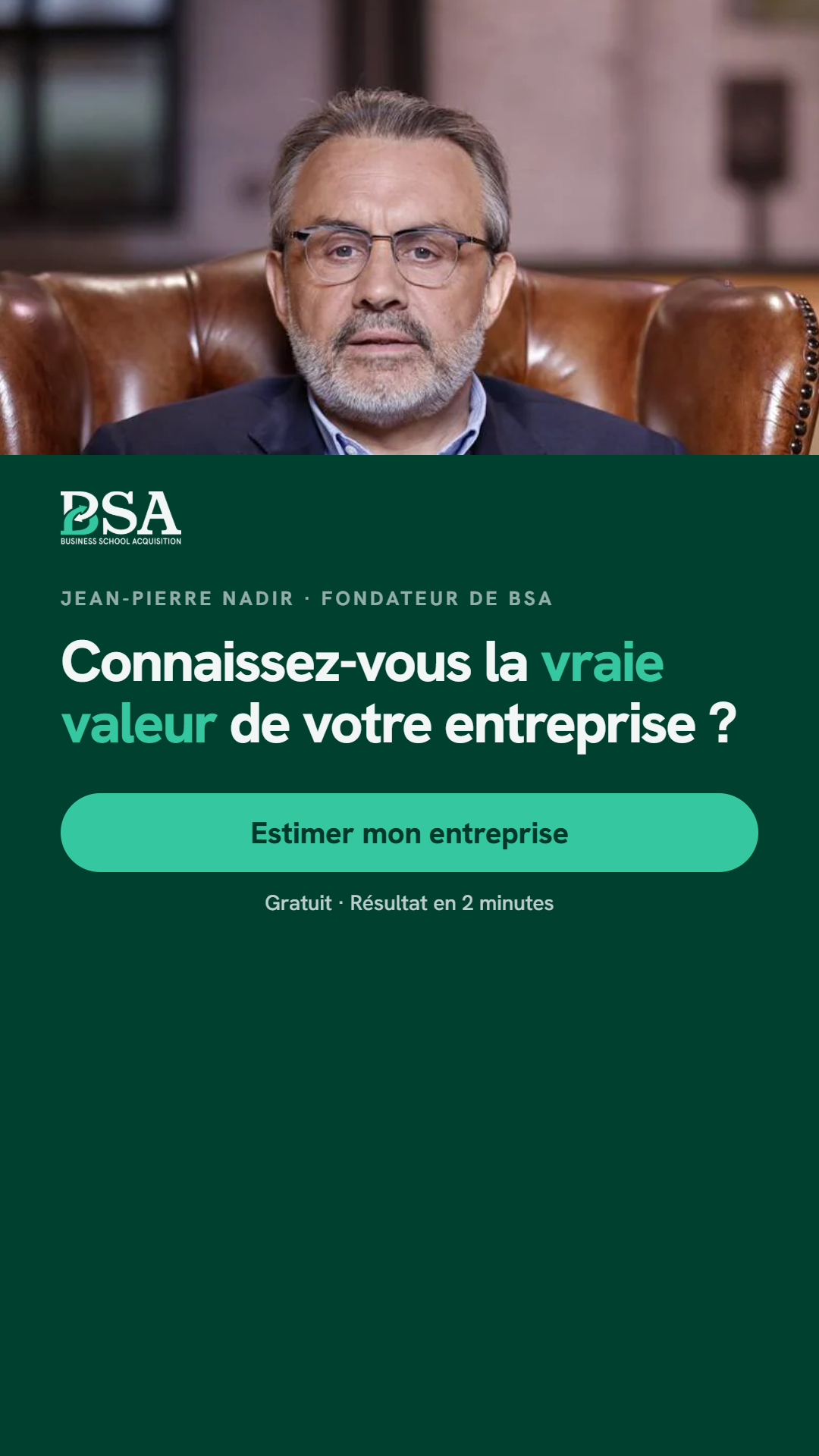 Jean-Pierre Nadir Facebook ad from Aug 17, 2026