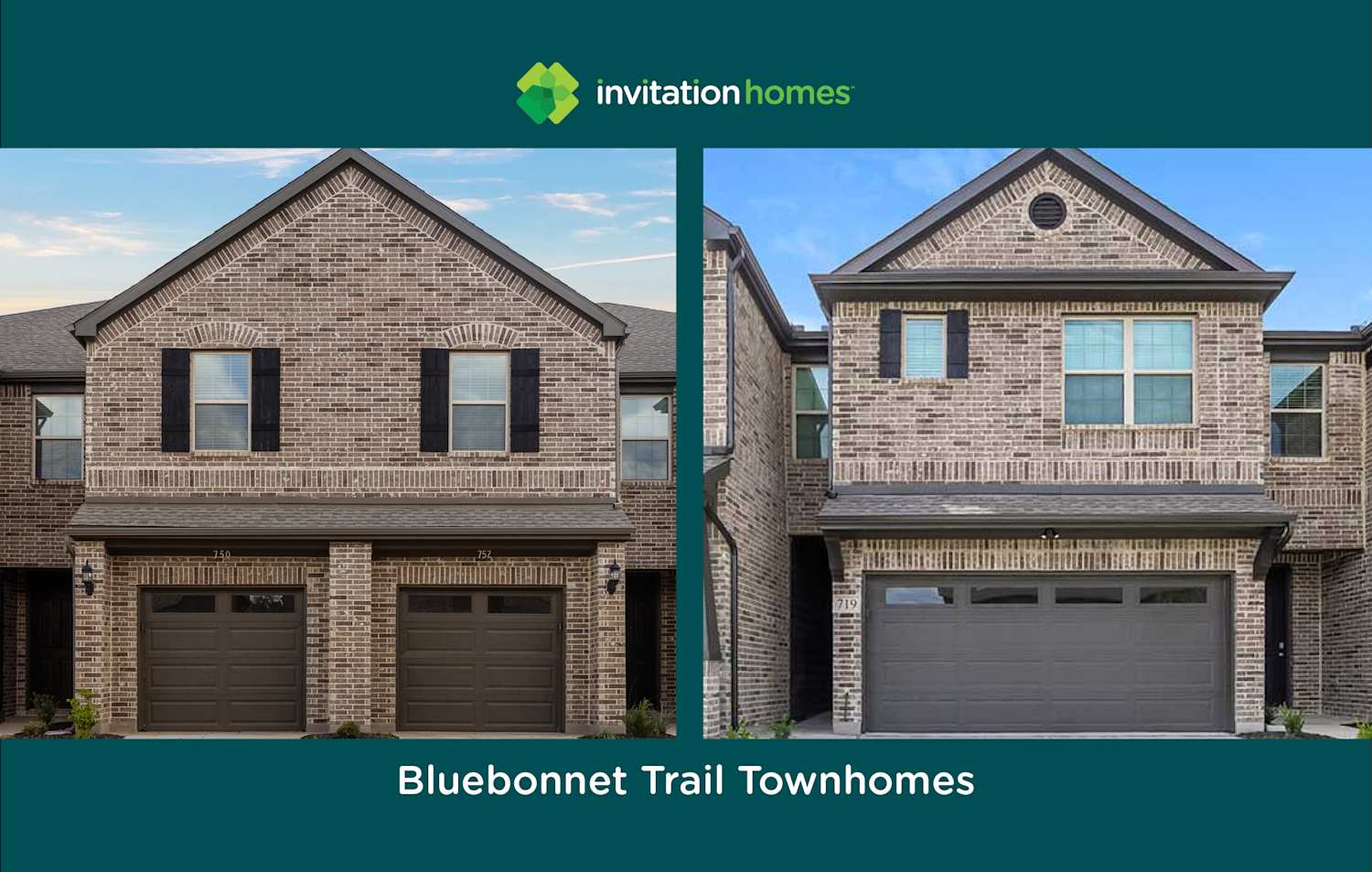 Invitation Homes Facebook ad: Limited Time Offer at Bluebonnet Trail Townhomes: First…