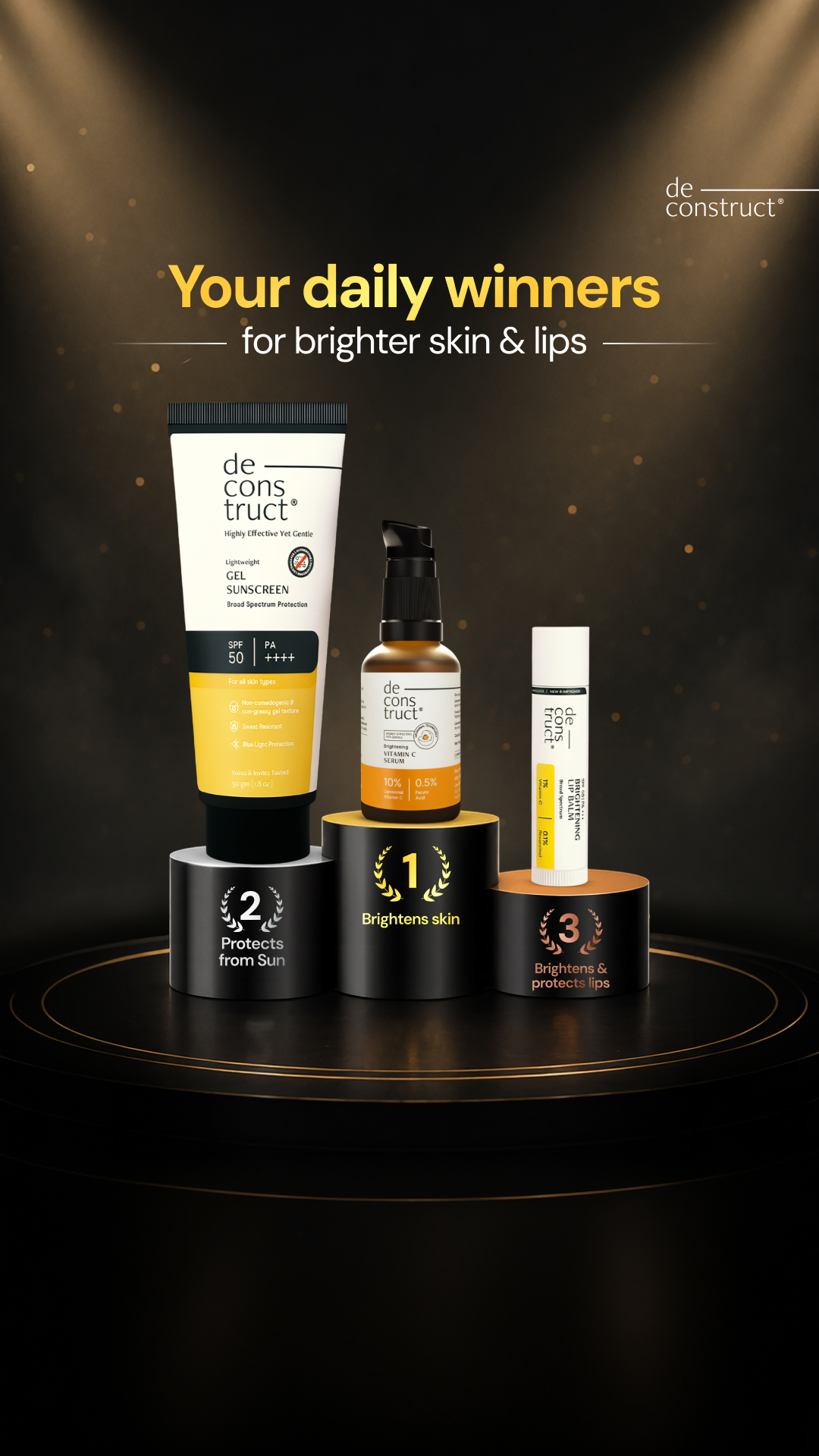 Deconstruct Skincare Facebook ad