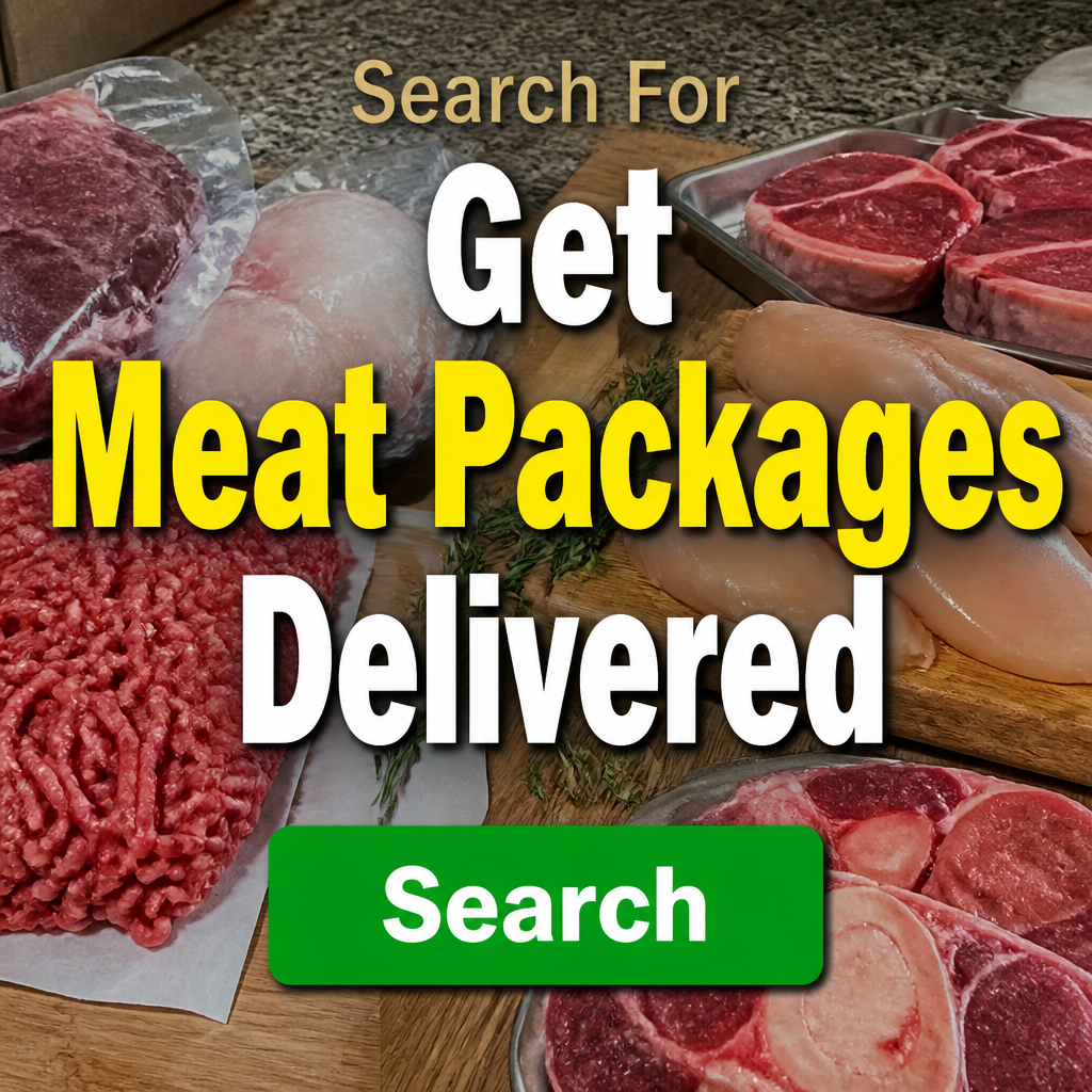 Financial Growth Center Facebook ad: Search for Get Meat Packages Delivered
