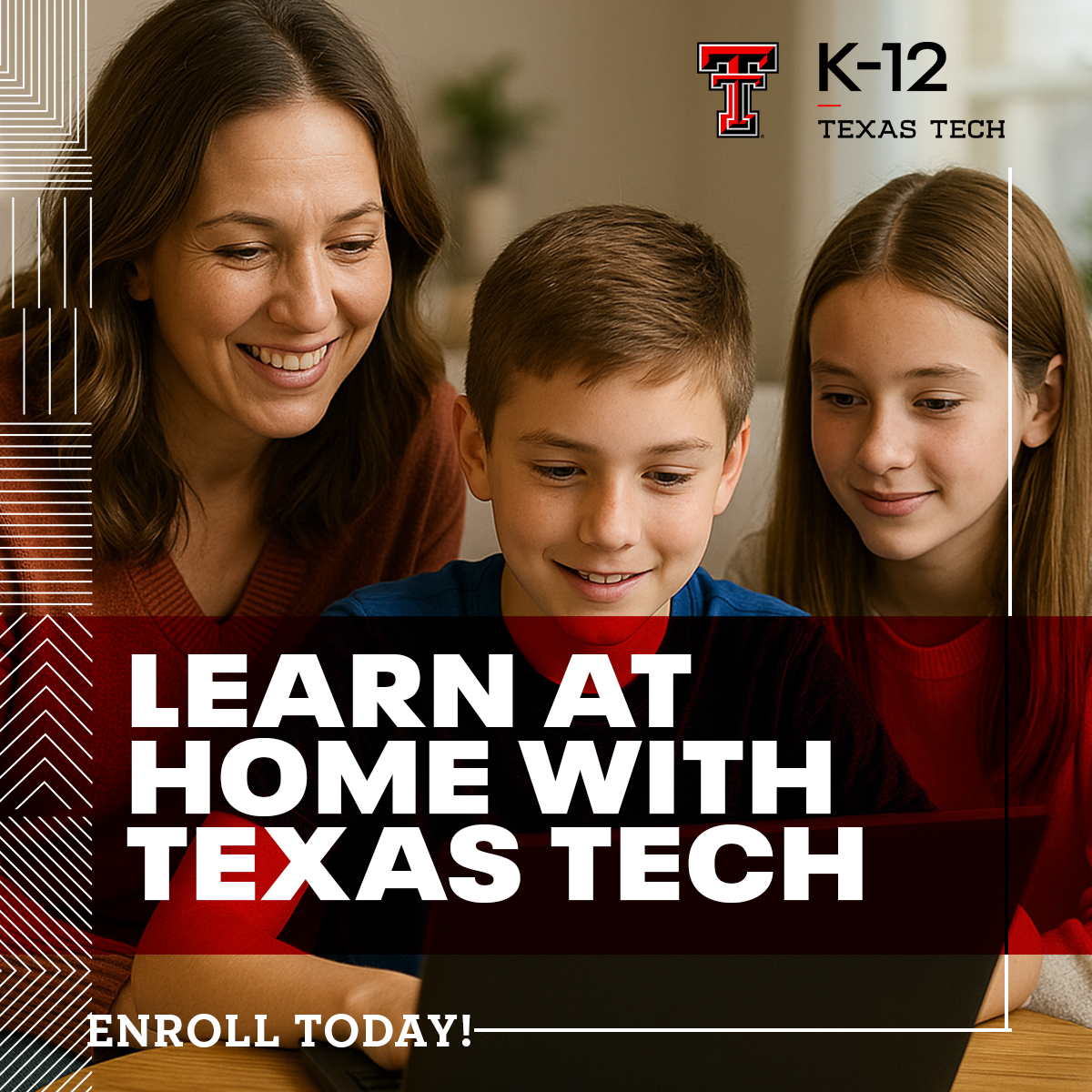 Texas Tech K-12 Facebook ad: You don’t have to choose between flexibility and…
