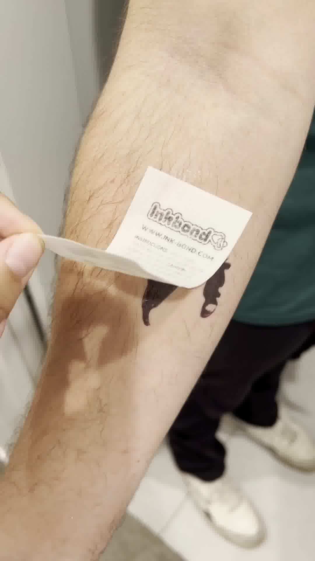 Inkbond Facebook ad: Turn Any Photo into a Tattoo!