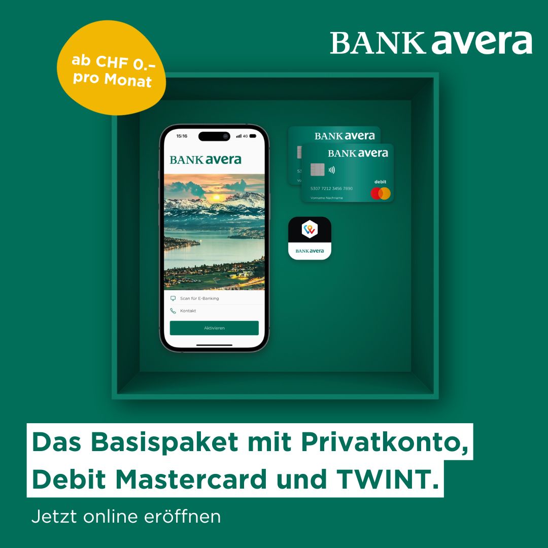 Bank Avera Facebook ad: Wählen Sie das passende Paket und kombinieren Sie…