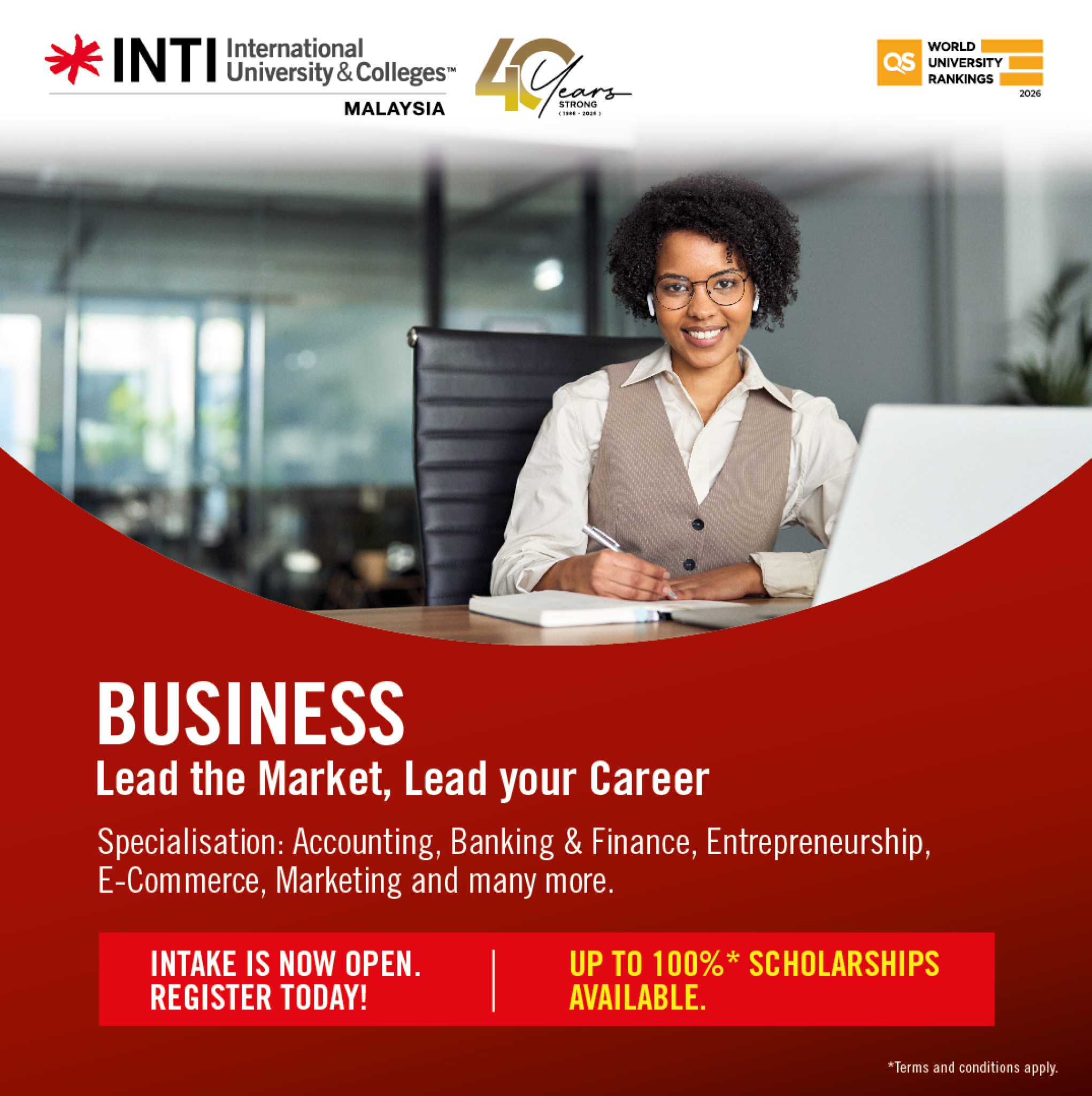 INTI International University & Colleges Facebook ad