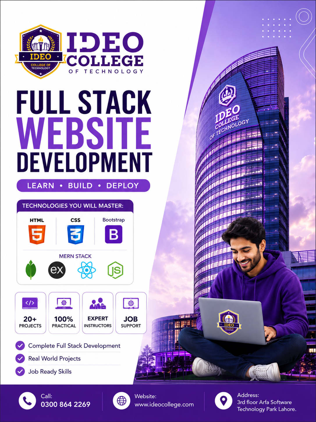 IDEO College of Technology Facebook ad