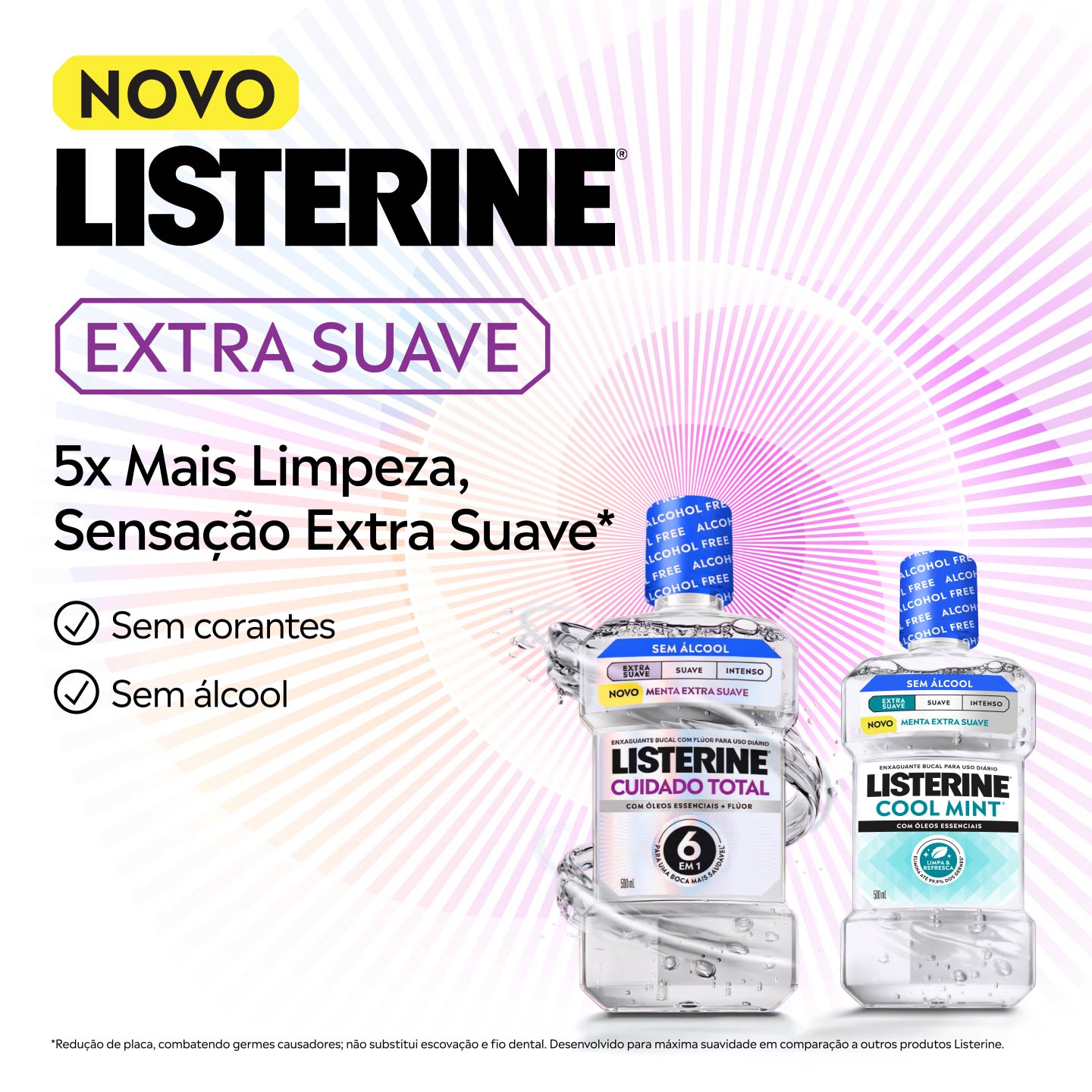 Listerine Facebook ad: Listerine Extra suave