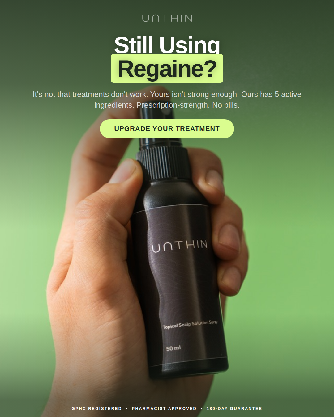 Unthinhair Facebook ad