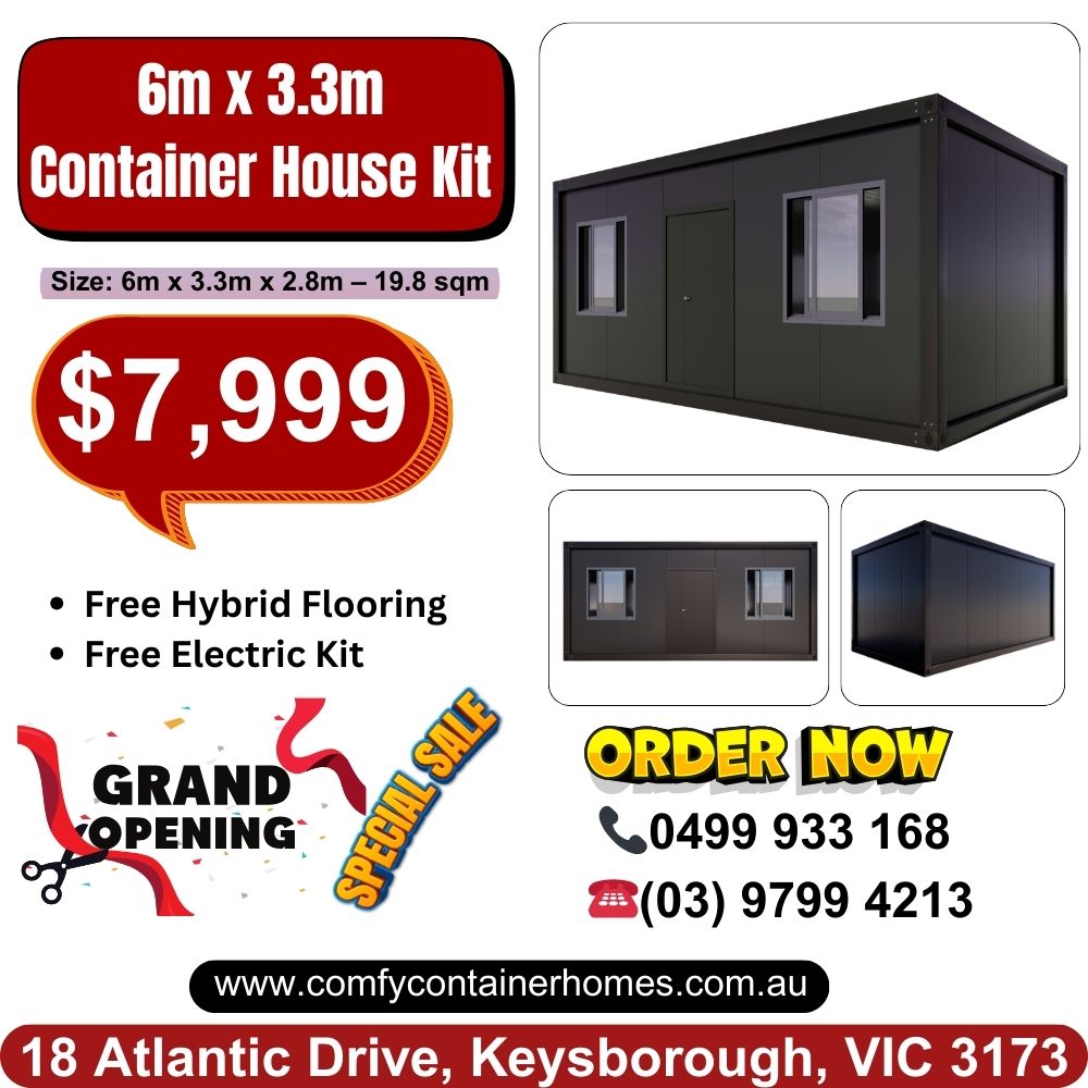 Comfy Container Homes VIC Facebook ad: Need Extra Space?