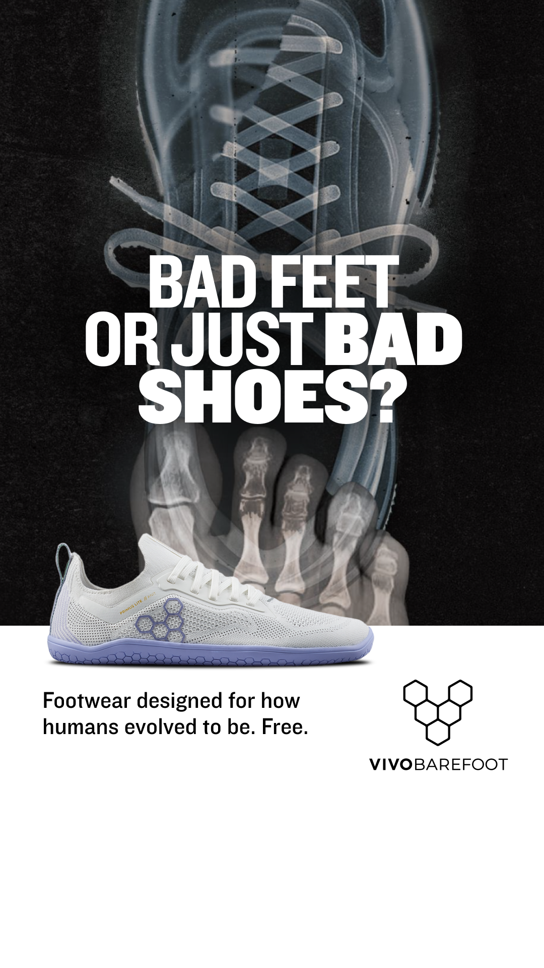 Vivobarefoot Facebook ad