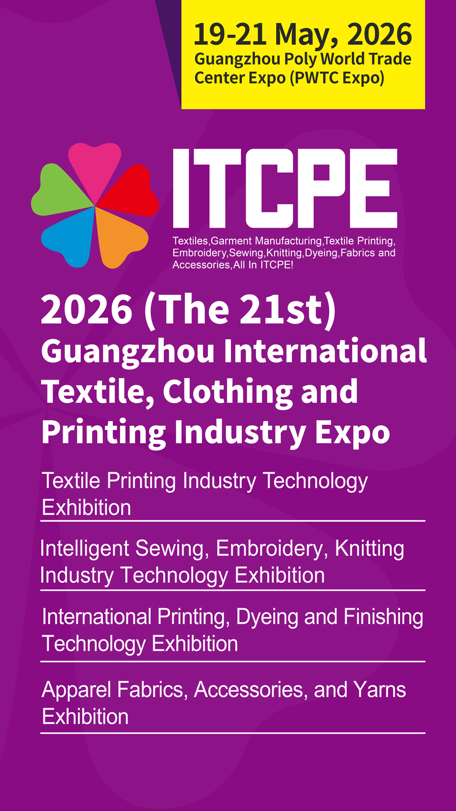 ITCPE-International Textile Clothing Printing Expo Facebook ad from Feb 5, 2026