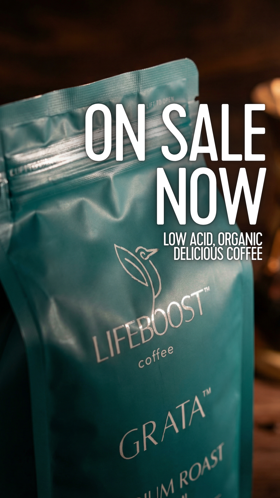 Lifeboost Coffee Facebook ad