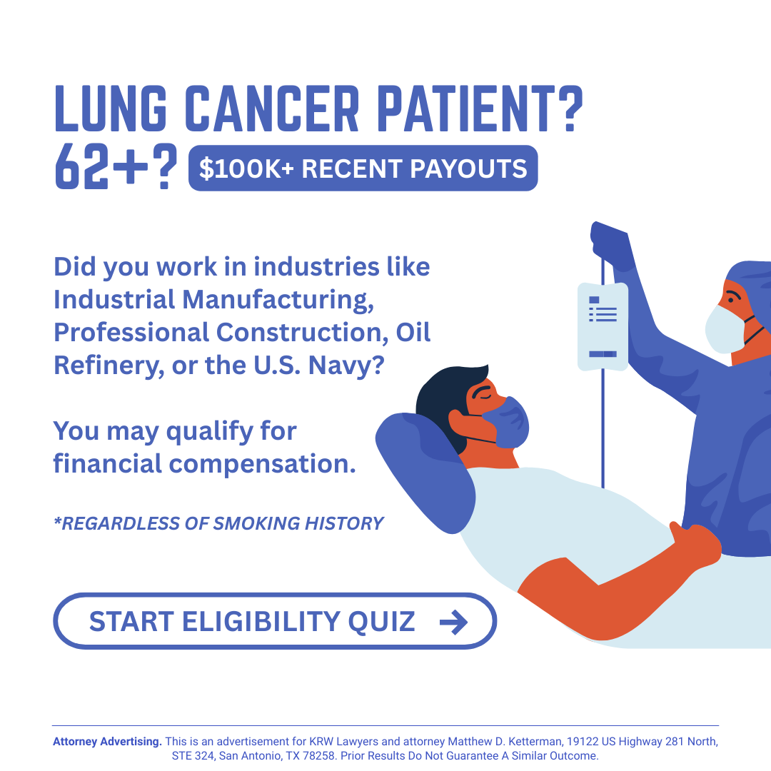 Lung Cancer Law Group Facebook ad