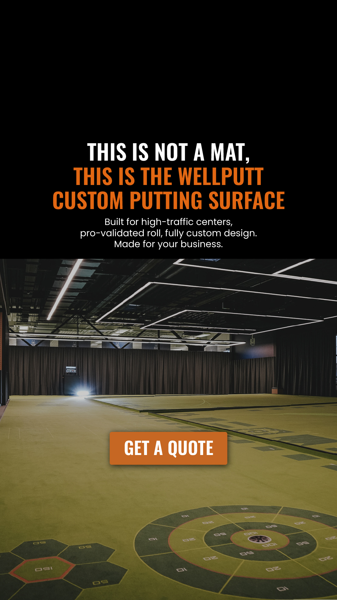 Wellputt Golf Facebook ad