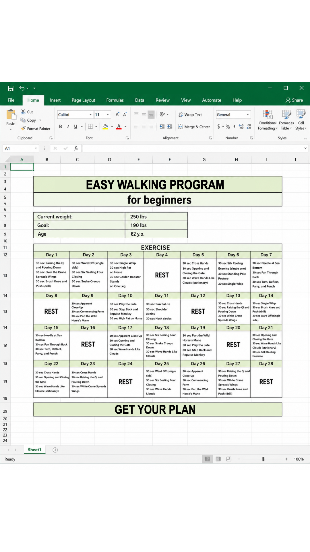 Мy 28 Day Challenge Facebook ad