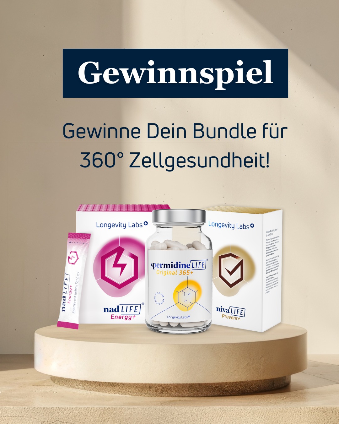 Spermidine LIFE Facebook ad