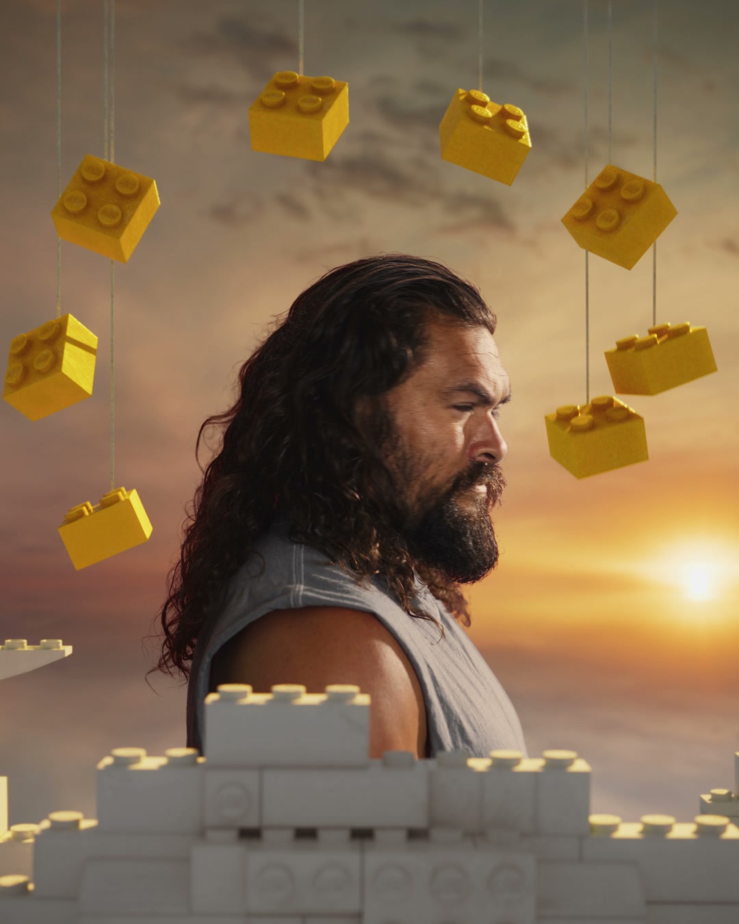 LEGO Facebook ad: Jason Momoa Saves Play