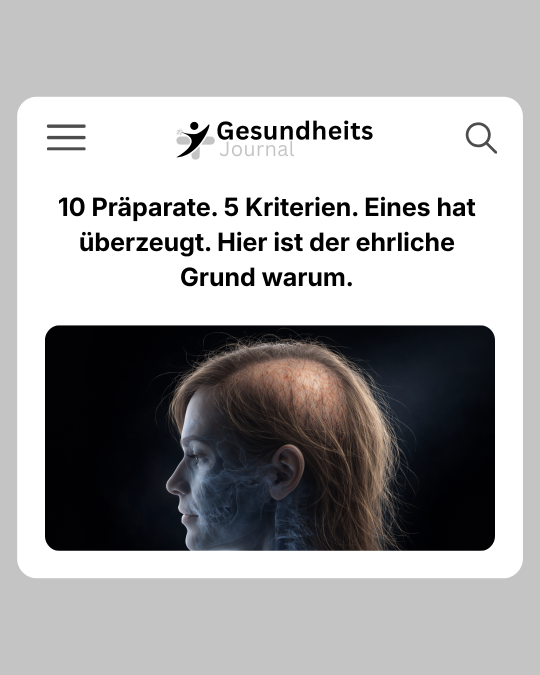 Das Gesundheits-Journal Facebook ad: Testsieger 2026