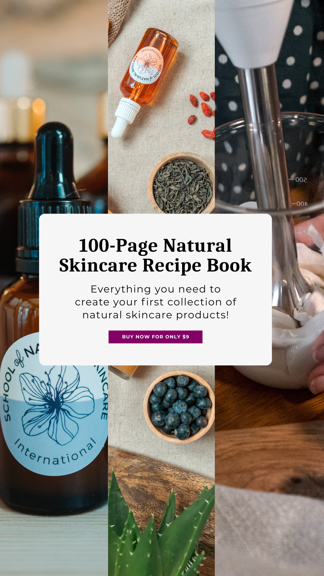 School of Natural Skincare Facebook ad