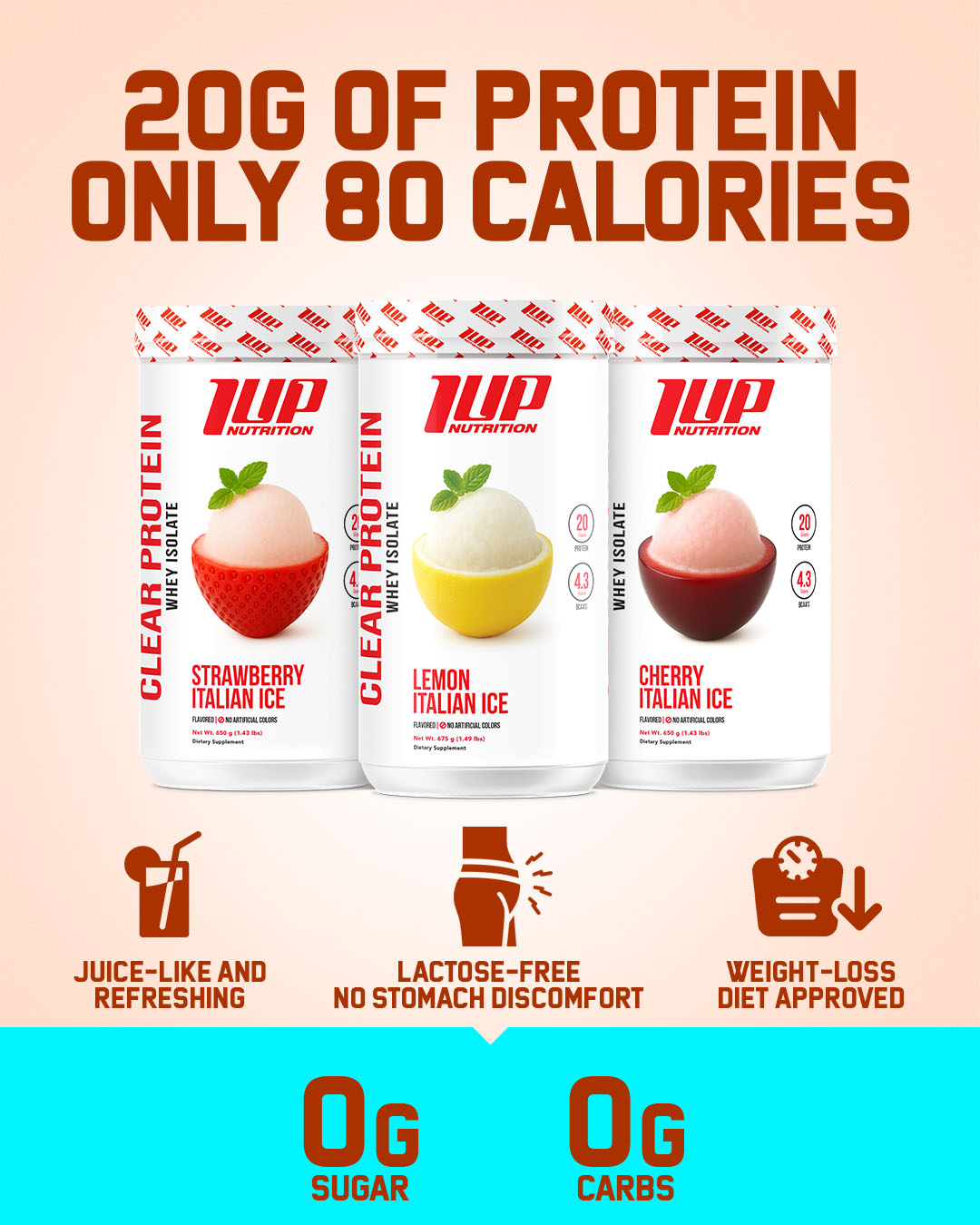 1 Up Nutrition Facebook ad: Buy 2 or More & Save Over 30% Code: MY20