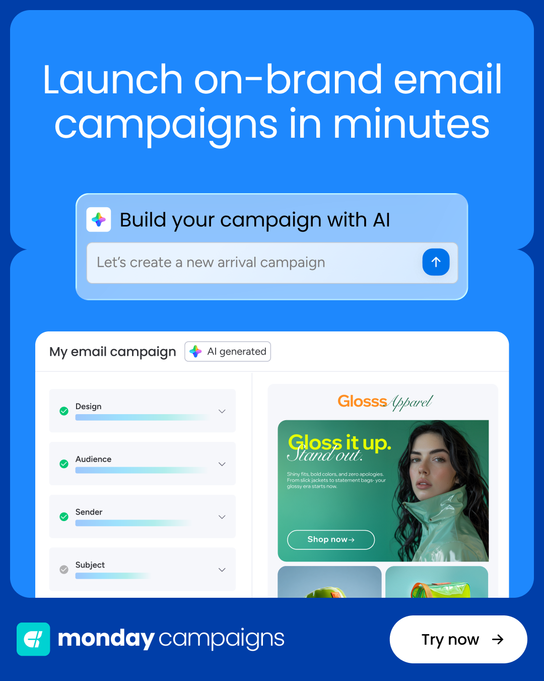 monday CRM Facebook ad