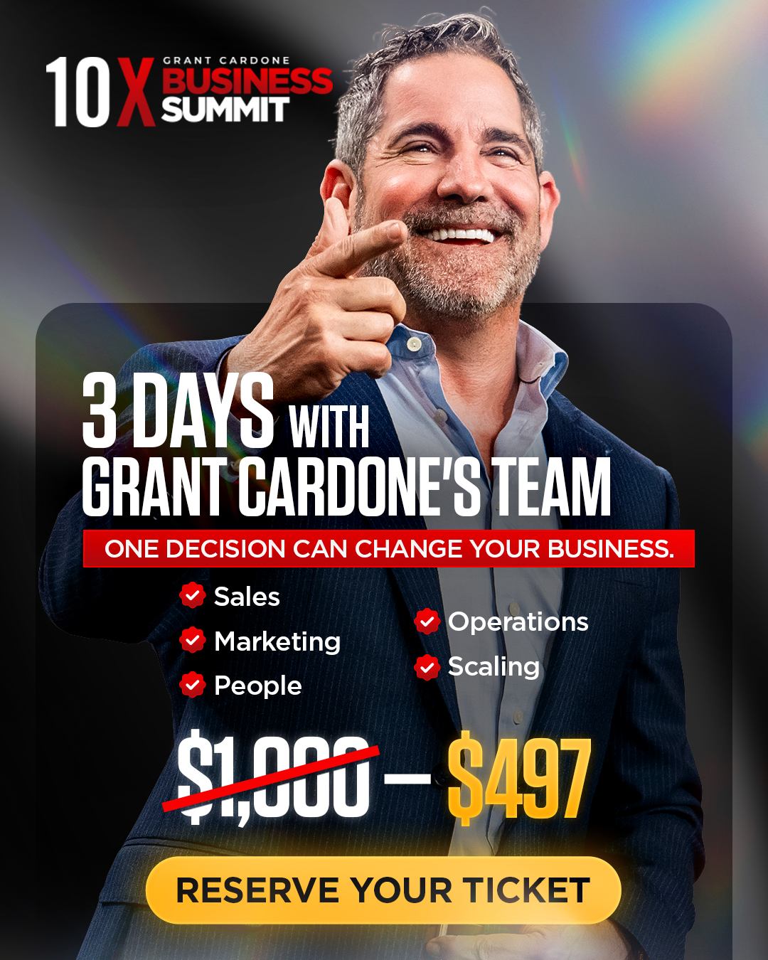 Grant Cardone Facebook ad