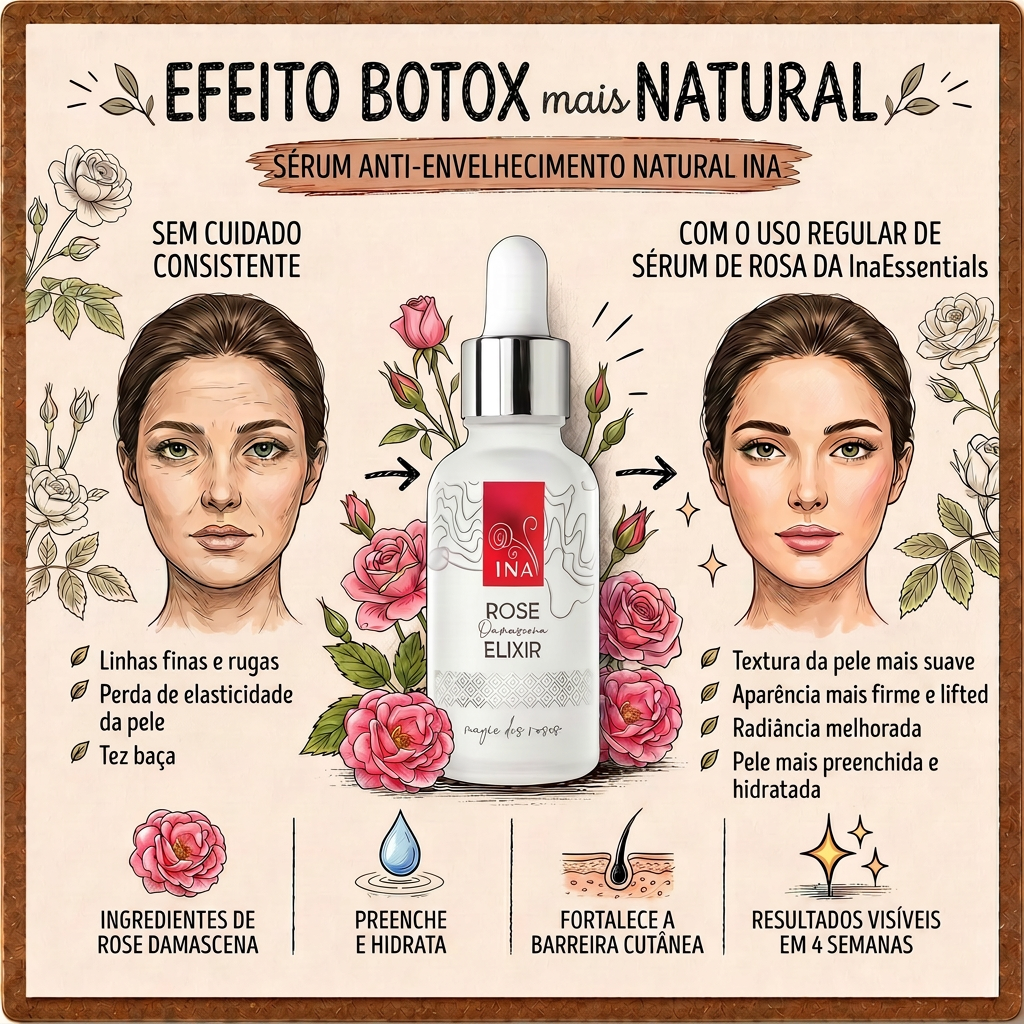 InaEssentials.PT - Cosméticos Orgânicos Familiares Facebook ad: Efeito botox, mas totalmente natural
