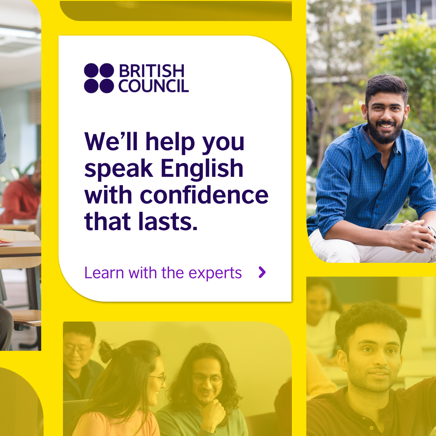 British Council India Facebook ad